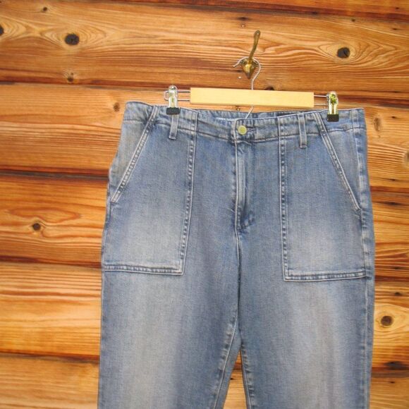 AG Adriano Goldschmied Caden Fatigue Tailored High Waist Cropped Jeans - Picture 4 of 10